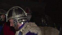 CLEAN : ShetlandÂ’s Vikings take part in Up Hella Aa fire festival (2) News Clip