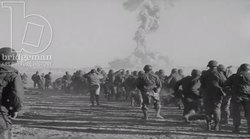 Operation Buster-Jangle nuclear bomb test, Nevada Test Site, USA 1951 Stock Footage