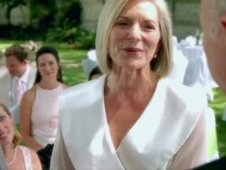 CU Bride and groom taking wedding vows as guests watch joyously / Tampa, Florida, USA Stock Footage