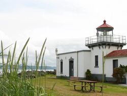 Washington Lighthouse Stock Footage