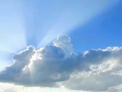 Moving clouds Stock Footage