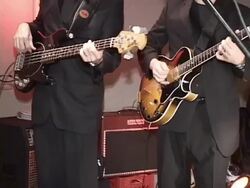 Bass and Guitar Players Stock Footage