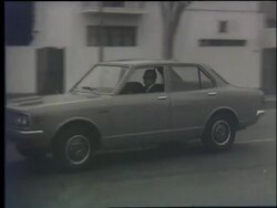 Toyota cars driving around Stock Footage