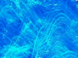 BLUE WAVES : bright (LOOP) Stock Footage