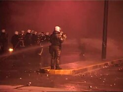 Police and demonstrators in more clashes News Clip