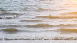 sea wave antalya Stock Footage