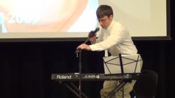 Mr. Beat plays President Songs for Aubry Bend Middle School Instructional Video