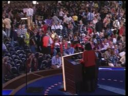 Hillary Clinton's name placed in nomination by Dolores Huerta News Clip