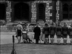 Their Majesties With Scouts At Windsor News Clip