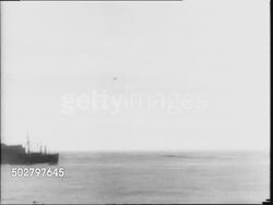 Large Troop Transport On Ocean Liners News Clip