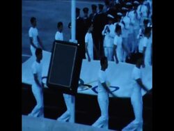 SYND 30-7-72 OLYMPIC FLAME DEPOSITED IN THE ATHENS STADIUM FOR ITS JOURNEY TO MUNICH Instructional Video