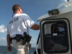 First Tarballs Wash Up on Beach Stock Footage
