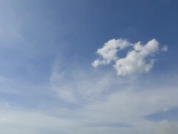 HD Moving cloud timelapse Stock Footage