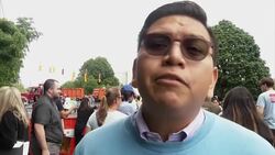 Trump Meeting On Gang Draws Supporters, Protests News Clip