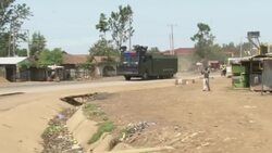 Police out in force in Kenya opposition area Instructional Video