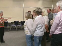 HD:  Conductor Giving Instructions To Choir Stock Footage