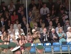 Prince Harry Attends Royal Marines Event News Clip