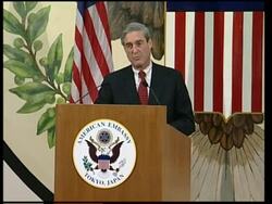 FBI director visits, briefing News Clip