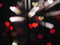 The night sky fireworks. Stock Footage