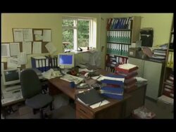 T/L People working and moving around office, OSF accounts office Stock Footage