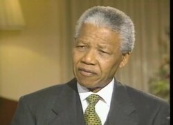 Nelson Mandela - 1994 Interview News Clip