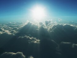 Above the clouds Stock Footage