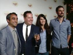 Ross Mathews at the happy egg co. & Ross Mathews Celebrate Hendependence Stock Footage