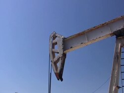 Oil Well Field Pump Stock Footage