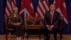 Trump Meets With UK's May on Trade, Security Instructional Video
