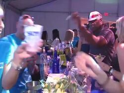 ATMOSPHERE: party at the Official Kickoff Party - MBFW Miami Swim 2012 Stock Footage