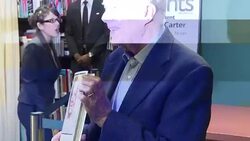 CLEAN : FILE: Former US president Carter reveals he has cancer News Clip