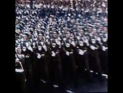 SYND 7 11 76 REVOLUTION ANNIVERSARY PARADE SOVIET LEADERS News Clip