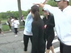 12th Annual EIF Revlon Run/Walk for Women in New York City Stock Footage