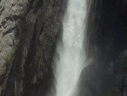 MS TD Splash of water hitting boulders / California, United States Stock Footage