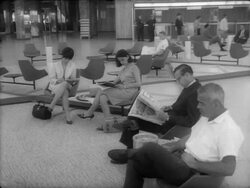 Airline strike affects five companies Stock Footage