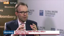 Goldman Sachs' Hatzius Sees 4 Fed Rate Hikes in 2018 News Clip