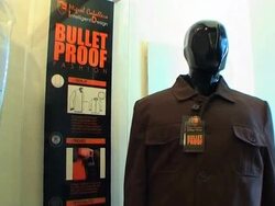 VOICED: Flak jackets hit the catwalk News Clip