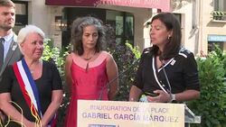 VOICED : Inauguran en el corazon de Paris la plaza Gabriel Garcia Marquez News Clip