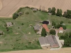 WW2 Bunkers Stock Footage