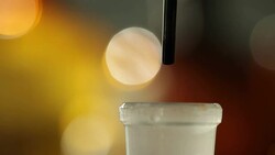 pipette and a microscope in a lab Stock Footage