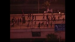 4:3 Army moving towards scene of clashes between pro and anti-Morsi supporters News Clip