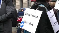 CLEAN : Pro NDDL protesters at the National Assembly News Clip