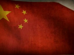 Waving Flag - China Stock Footage