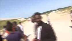 Armed French police in stand off with migrants News Clip