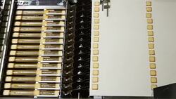 Cookies conveyor Stock Footage