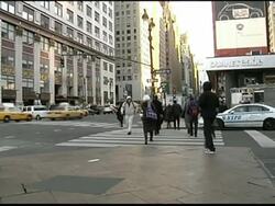 Pennsylvania station in New York - Winter News Clip