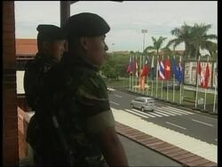 WRAP Kofi Annan, Indonesian President and Downer ahead of summit News Clip