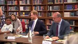 Prince Harry visits the London School of Hygiene and Tropical Medicine News Clip