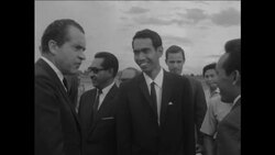 CAN971NIXON ARRIVES IN TOKYO News Clip