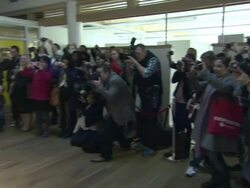 Hugh Grant, Peter Lord at The Pirates! Band of Mis Stock Footage